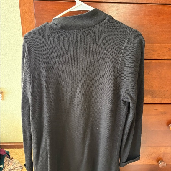 Ann Taylor Black Open Front Cardigan - Picture 3 of 4